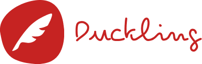 duckling logo with text